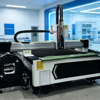 Nouvelle Conception Machine de Découpe Laser Fibre Combinée PlateTube 1530 avec Mandrin Rotatif pour la Découpe de Tôles et Tubes Métalliques