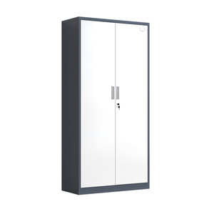 Étagères modernes, verrouillables, autoportantes et durables, réglables, à 2 portes battantes, en métal, en acier, pour le rangement des dossiers, en fer, etc. - Product Image 4