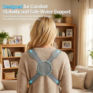 <span class=keywords><strong>Porte</strong></span>-bébé ergonomique en néoprène de qualité supérieure, imperméable, pour bébé, avec sangles réglables - Product Image 5