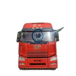 10 Wheeler Drive CNG Jiefang Schwerer Abschlepp kopf FAW J6p Cargo Mover Traktor LKW Motor Abschlepp traktor kopf Gebraucht Volv FM