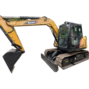 รถขุดมือสองคุณภาพสูง Sany SY75C น้ำหนัก 7.5 ตัน รถขุดไฮดรอลิกแบบตีนตะขาบมือสอง รุ่น SY60C SY95C PRO SY215C ขายตรงจากโรงงาน - Product Image 1