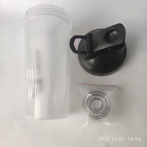 2023新しい400ml600mlプラスチック製シェイクカッププラスチック製シェイクマグプラスチックジムプロテインシェーカーウォーターボトル