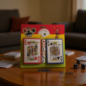 Poker With Dice Set For Games And Entertainment 32202 - Product Image 2