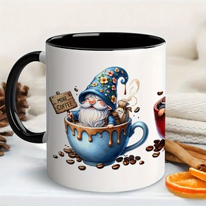 11 Oz tazza di caffè nano in ceramica marchio Diytree citazioni interessanti Design colorato riutilizzabile per natale - Product Image 2