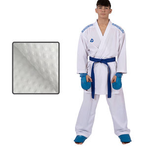 <span class=keywords><strong>Karategi</strong></span> Ultraligero Personalizado con Bordado en el Hombro Azul/Rojo para Karate y Kumite - Product Image 5
