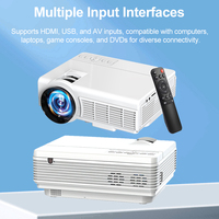 Projecteur LED portable Android pour cinéma maison, école, salle de classe, éducation, USB, Wifi, vidéo, film, très vendu