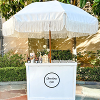 LEDA Nouveauté Chariot à Desserts et Bonbons Détachable Personnalisé Blanc Moderne en Métal pour Mariages et Événements