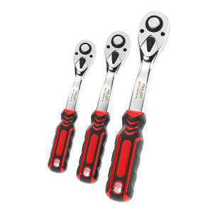 Juego de llaves de trinquete Delixi Electric de 72 dientes con vasos para reparación de automóviles, accionamiento de 1/2 pulgada, acero aleado - Product Image 5