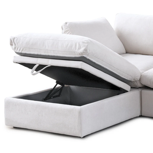 Canapé d'angle en forme de L avec rembourrage en duvet, idéal pour le salon - Vente en gros usine - Product Image 3