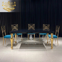 Salle de mariage MDF centre de luxe table blanche restaurant