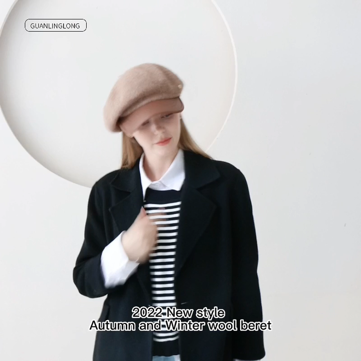 Wholesale New Design Woman Wool Fedora Church European Style Cap