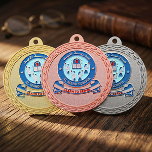 Medallas Personalizadas con Logotipo, Letra, Dibujo Animado, Medallas Escolares, Medallas de Carrera, Esmaltadas en <span class=keywords><strong>Oro</strong></span>, Plata, Cobre, Aleación de Zinc, Medalla de Metal 3D - Product Image 3