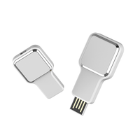 Flashdisk USB 2.0 Plastik Baru High-Speed Class A Chip 4GB/8GB/16GB Custom Light up Bersertifikasi CE/RoHS Grosir Hadiah