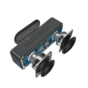 Âm Thanh Lecker 30W Không Dây Cho 5.0 Loa Ipx6 Không Thấm Nước RGB LED Pin-Powered Ngoài Trời Loa Siêu Trầm Di Động Thẻ Nhớ - Product Image 3