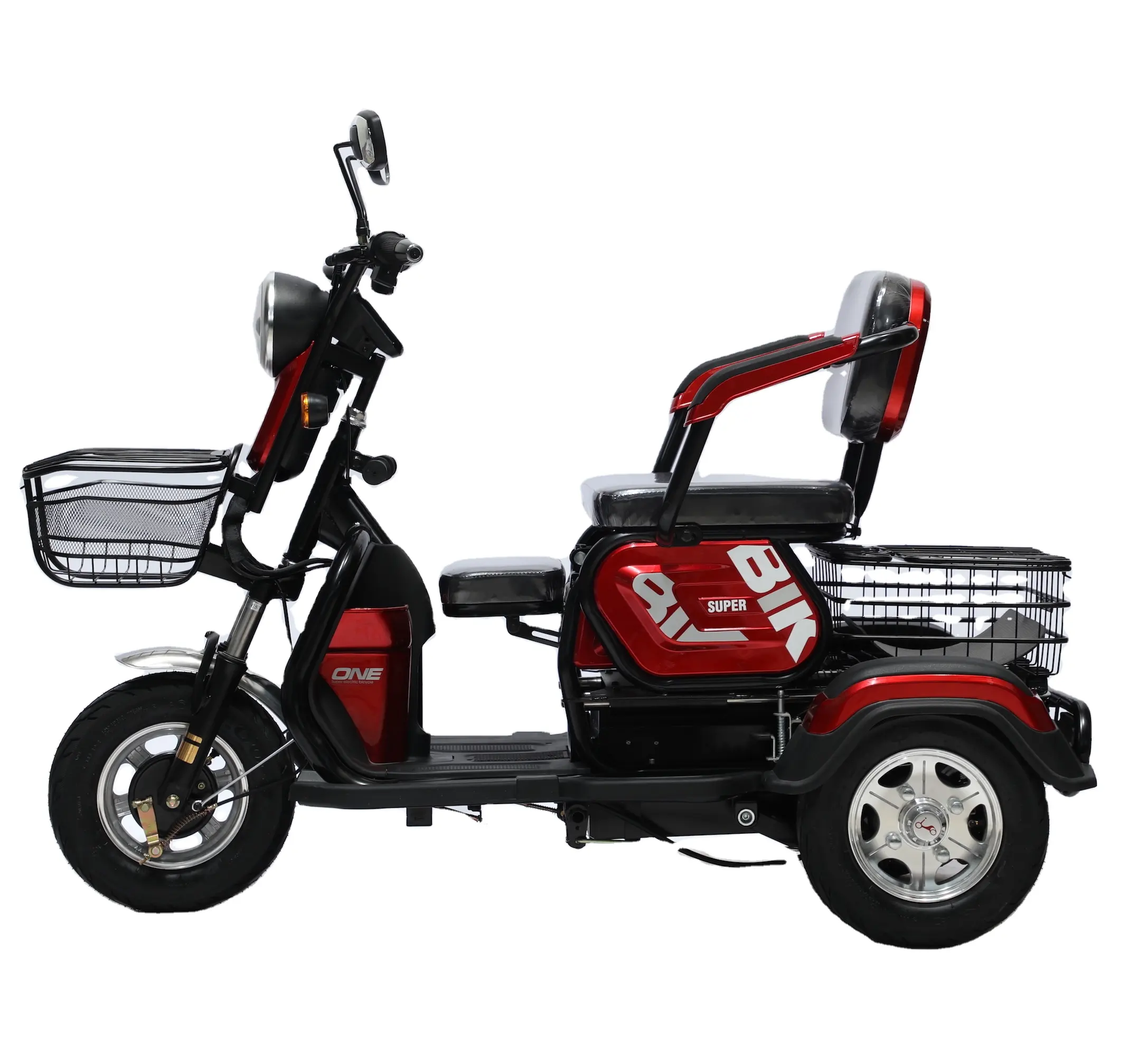 뜨거운 판매 3 3 휠 장애 성인/노인 전기 스쿠터 사용 전기 전동 세발 자전거 장애인