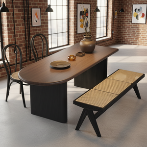 Juego de Mesa y Sillas de Comedor de Madera Maciza Nórdica, Mesas y Sillas para Restaurante y Cafetería, Sala de Estar Comercial - Product Image 1
