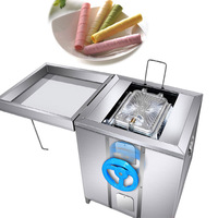 Máquina profesional de alta velocidad para hacer palitos de oblea de ahorro de energía, máquina para hacer tortitas y máquina para hacer gofres de rollo de huevo