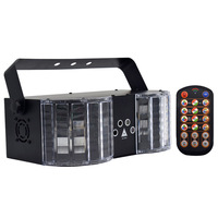 Luz Láser LED Activada por Sonido, Efecto Mariposa de Siete Colores, para KTV, Fiestas, Discotecas, Control DMX512, Regulable