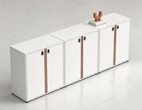Armoire basse moderne en panneau écologique de qualité E1, double refroidissement, serrure à code, hauteur réglable, finition mélamine résistante à l'usure, anti-rouille