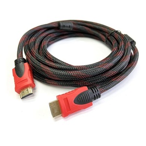 สาย HDMI แบบถัก หัวต่อชุบทอง ความละเอียด 1080P ใช้กับทีวี แบบตัวผู้ต่อตัวผู้ - Product Image 1