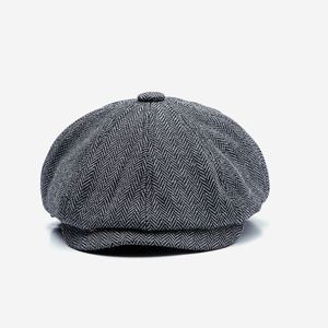 Gorra Newsboy al por mayor de 8 paneles, gorro tipo boina cálido para hombre y mujer, ideal para otoño, invierno, actividades al aire libre, uso casual, resort y deportes. - Product Image 5