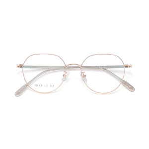 Monturas de Gafas Ovaladas de Aleación Novedosas 3124 con Lentes de Resina, Unisex, Tendencia de Moda, Montura Completa, Origen Danyang - Product Image 1