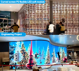 Trong nhà liền mạch nối LED Video tường Màn hình hiển thị nền sân khấu cho thuê LED hiển thị cho <span class=keywords><strong>DJ</strong></span> gian hàng động cơ không thật - Product Image 4