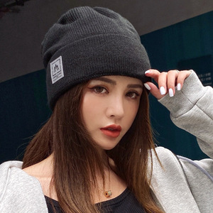 Femmes Sauvage Automne et Hiver Net Rouge Dames Mode Tricoté <span class=keywords><strong>Laine</strong></span> Chapeau Ny <span class=keywords><strong>Bonnet</strong></span> - Product Image 3