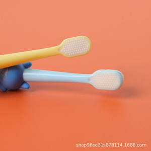 Children's Toothbrush Cartoon Bear Soft Bristle For Kids Travel Use Blue Pink Yellow - Product Image 5