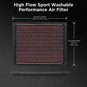 Filtre à air sport haute performance pour <span class=keywords><strong>BMW</strong></span> M5 <span class=keywords><strong>E39</strong></span> 535i <span class=keywords><strong>540i</strong></span> E34 530i <span class=keywords><strong>V8</strong></span> 730i 735i 740i E32 E38 X5 E53 4.8is 4.6is Z8 E52 E31 840i Ci - Product Image 2