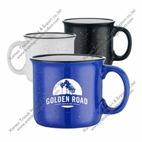 Tasses de feu de camp en grès de 15oz