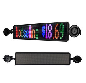 Nouvel écran interactif HD sans voix pour la vitre arrière de voiture, écran LED d'expression, éclairage publicitaire pour voiture, fournisseur en gros - Product Image 1