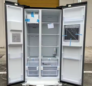 <span class=keywords><strong>Réfrigérateur</strong></span> à <span class=keywords><strong>porte</strong></span> ouvrante à grande capacité de 606 L avec panneau en verre, fonction de refroidissement pour <span class=keywords><strong>distributeur</strong></span> d'eau, fabrication de glaçons - Product Image 4
