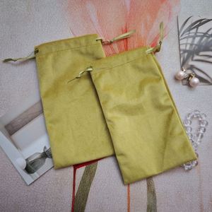 Bolsa de Joyería de Terciopelo Suave de Lujo al por Mayor, Bolsa Pequeña de Terciopelo con Cordón para Empaque de Joyas - Product Image 5