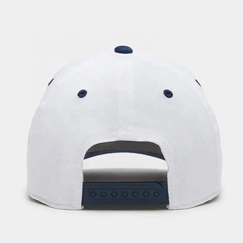 Ropa de alta calidad Gorra de golf de poliéster Logotipo bordado Sombrero de béisbol de golf blanco Curvo