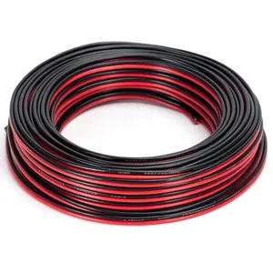 Câble audio 2G0.75mm 20m, rouge et noir - Connexions stables pour systèmes de sonorisation, idéal pour les installations audio en - Product Image 1