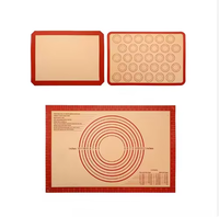 Tapis de cuisson en silicone antiadhésif de 0,4/0,7 mm d'épaisseur, 40*60, 20*30, 40*50 cm, facile à nettoyer, portable, compatible four, sans BPA, écologique, 1 an