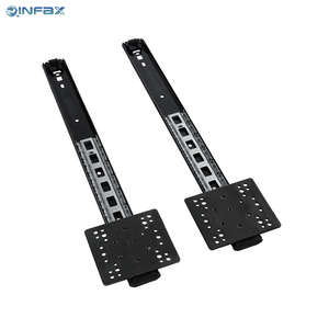 35mm <span class=keywords><strong>Invisible</strong></span> Folding <span class=keywords><strong>Drawer</strong></span> Slide | Zweiteilige Stahlplatten-Taschen tür schiene für Wohn-und Möbel - Product Image 3