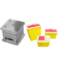 Taizhou Nouveau PP Plastique Injection 1L 2L 3L 5L 8L 10L 15L Médical Poubelle Sécurité Sharp Boîte Moule