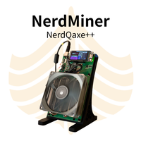 NerdMiner Nerdqaxe ++ 4.8t 76w 16j/th Usb Solo Bitcoin Miner Asic Crypto Mining Machine Nerdqaxe ++ Nerdoctaxe Btc Mining Rig
