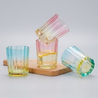 Hxglass – Nouvelle collection de mugs sans pied personnalisés, dégradés, motif nuage, pour boissons, jus, lait, vin – Vente en gros