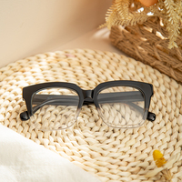 Fabrication en gros des dernières montures de lunettes pour hommes en acétate, lunettes optiques pour femmes à monture épaisse
