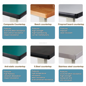 Banc de travail mobile personnalisable avec armoire de rangement pour atelier, idéal pour l'organisation des outils et des postes de travail en entrepôt, support OEM - Product Image 4