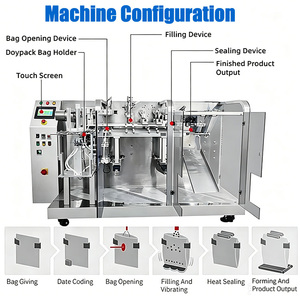 Machine automatique multifonctionnelle de comptage et d'emballage pour sachets Doypack de compléments alimentaires, vitamines, huile de poisson et suppléments d'oméga 3 - Product Image 3