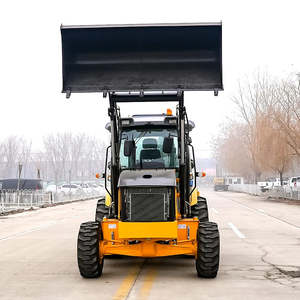 Mini cargadora de ruedas compacta con carga nominal de 6 toneladas, retroexcavadora de carga frontal con buena transmisión a la venta - Product Image 5