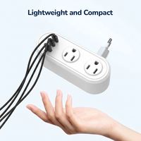 Multiprise murale américaine en gros pour usine, adaptateur chargeur double prise CA, 5 ports USB-A et USB-C, 10A max, chargeur rapide USB PD