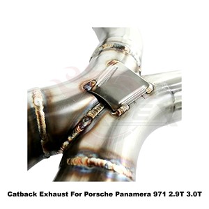 Sistema de escape de acero inoxidable de alto flujo Vortex con válvula de vacío para Porsche Panamera 971 2.9T 3.0T - Product Image 4