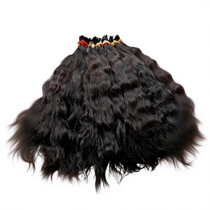 Cheveux humains vietnamiens d'un seul donneur, matières premières pour extensions de cheveux, haute qualité, cuticules alignées, prêts à l'application, 22-30 pouces. - Product Image 1