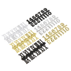Décoration d'intérieur : 12 chiffres romains autocollants en acrylique doré de 2 cm pour <span class=keywords><strong>horloge</strong></span> - Product Image 4