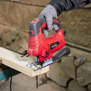 Sierra de calar eléctrica Uptop de 130 mm, profundidad máxima de corte de 10000 rpm, sierra para trabajar la madera con cable para proyectos de bricolaje - Product Image 3